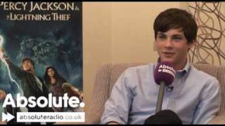 Logan Lerman Percy Jackson interview do you have time for a private life [upl. by Atinauj]