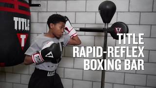 TITLE RapidReflex Boxing Bar Tri Bag  TITLE Boxing  Best Freestanding Reflex Bag Workout [upl. by Kataway]