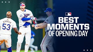 Best moments from Opening Day 2024 feat Adolis García Mike Trout Vladimir Guerrero Jr amp more [upl. by Lunna380]