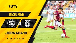 Resumen Saprissa 22 San Carlos  Jornada 10  Clausura 2024 [upl. by Aneekas730]