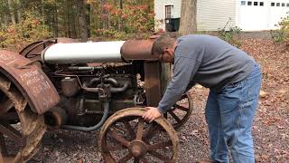 1926 Fordson Model F Starting amp Operating [upl. by Adnoral707]