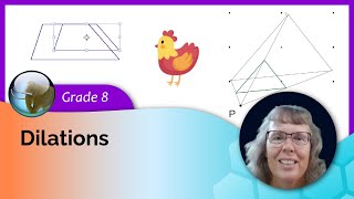 Geometric transformations the basics of dilations 8th grade math [upl. by Forlini]