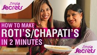 How to Make Roti  Chapati in 2 Minutes [upl. by Leola]