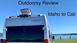 Renting a Camper Van off a app My Outdoorsy Experience Idaho to California [upl. by Lachish]