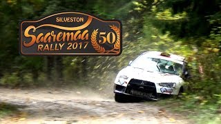 Silveston 50th Saaremaa Rally 2017actionsampmistakes [upl. by Iadrahc]