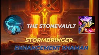 Stormbringer Enhancement Shaman POV  The Stonevault  TWW [upl. by Ellehcit609]