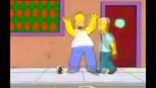 Homer dancing Tacabro Tacata [upl. by Brennan]