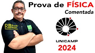 UNICAMP 2024 1a fase  Comentário da prova de Física [upl. by Ravert85]