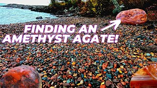 Exploring for Lake Superior Agates  Rockhounding for gems [upl. by Ojela]