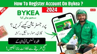 Bykea Lahore Karachi Islamabad Rider Registration  Bykea Partner Registration [upl. by Liane]