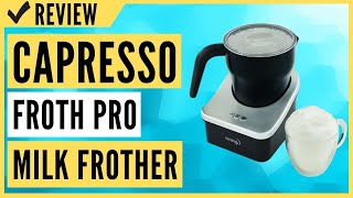 Capresso Froth Pro Milk Frother Review [upl. by Auerbach724]