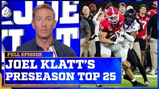 Klatt’s Preseason Top 25 for the 2023 Season  The Joel Klatt Show [upl. by Vogele546]