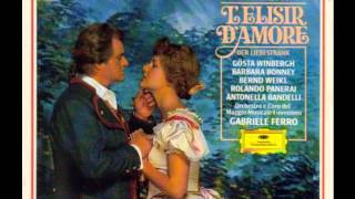 Lelisir d amore Gaetano Donizetti Act I Winbergh Bonney Panerai Weikl amp Ferrro [upl. by Decrem599]