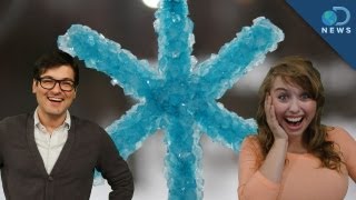 Make Your Own Crystal Snowflakes [upl. by Bac]