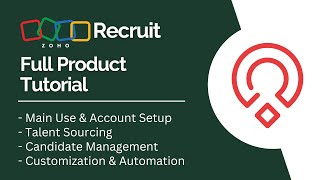 Zoho Recruit Full Product Tutorial [upl. by Alverta]