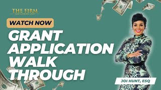 Grant Application Walk Through💰 [upl. by Ragucci]