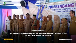 PJ BUPATI SAMPANG BUKA MUSRENBANG RKPD 2025 DI KECAMATAN JRENGIK [upl. by Goldstein]