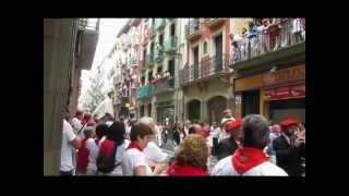 Pamplona San Fermin 7 Julio 2012 gigantes y cabezudos [upl. by Nevada292]