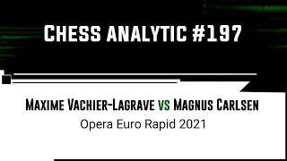 Maxime VachierLagrave vs Magnus Carlsen  Opera Euro Rapid 2021 [upl. by Narih]