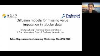 Diffusion models for missing value imputation in tabular data poster pitch [upl. by Azilanna]