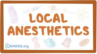 Local anesthetics pharmacology [upl. by Magulac]