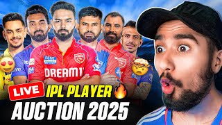 🔴 OMG RISHABH PANT 27 CR  LSG  KL RAHUL IN DC🫠  RCB😂  IPL AUCTION 2025 LIVE [upl. by Linnet540]