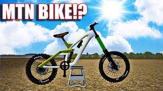 RIDING A LITERAL MOUNTAIN BIKE IN MX BIKES INSANE [upl. by Dean660]