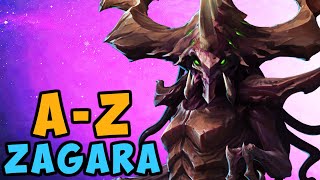 Zagara A  Z  Heroes of the Storm HotS Gameplay [upl. by Annaor]