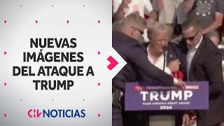 REVELAN NUEVAS IMÁGENES del ataque a Donald Trump en Pensilvania Presunto autor fue identificado [upl. by Lazare614]