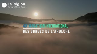 Marathon international des gorges de lArdèche 2mn [upl. by Anilem137]