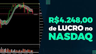 💲 R4248 de Lucro Operando SCALPING no NASDAQ [upl. by Rhea321]