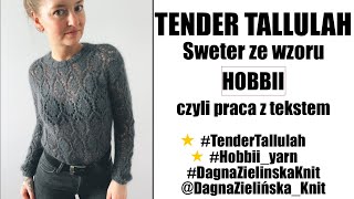 Tender Tallulah PRACA Z TEKSTEM Wzór od Hobbii [upl. by Gretta]