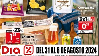 SUPER DIA  OFERTAS Supermercado DIA  Folleto DIA 31 DE JULIO 2024 [upl. by Valsimot]