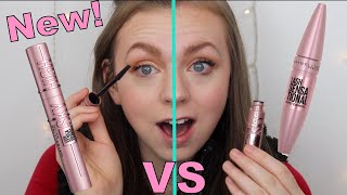 NEW Maybelline Lash Sensational Sky High Mascara VS Original Maybelline Lash Sensational Mascara [upl. by Cia]