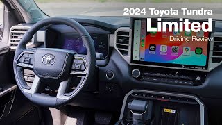 2024 Toyota Tundra Limited  Driving Review [upl. by Elleyoj]