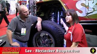 SEMA 2011  Skyjacker Monotube Shocks [upl. by Aivilo48]