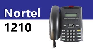 The Nortel 1210 IP Phone  Product Overview [upl. by Hands]