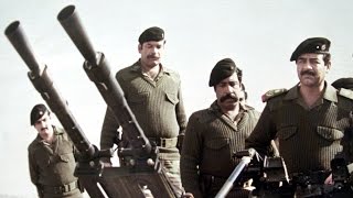 Saddam Hussein with his Army 1982 صدام حسين يشارك في القادسية عام ١٩٨٢ مع جنوده [upl. by Yesdnyl]