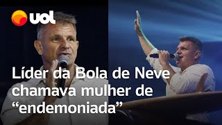 Bola de Neve áudio e vídeo mostram apóstolo Rina chamando esposa Denise de endemoniada e louca [upl. by Vandyke]