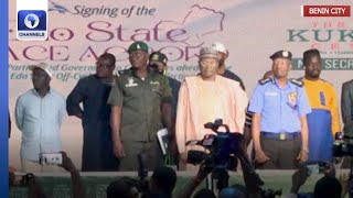 Full Video Signing Of The Edo State Peace Accord  Live [upl. by Sulrac83]