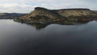 Lake Tulloch near Jamestown Sonora CA  HD drone video [upl. by Otrebogir7]