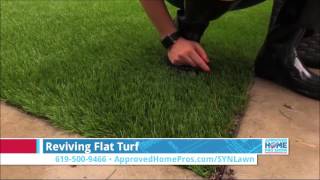 Quick Tip How To Revive Flat Turf [upl. by Eceerahs926]