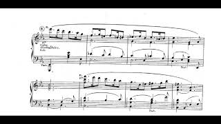 Gabriel Faure Sicilienne  Piano  Score video [upl. by Rafferty]