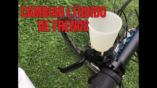 cambiar líquido de frenos bicicleta shimano [upl. by Ellswerth]