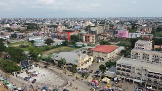 Drone Douala en 4K Bonamoussadi et plusieurs quartiers gratuits par TJP FX 2022 [upl. by Swinton]