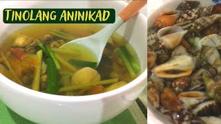 Tinolang Aninikad with lemograss  Healthy Sinabawang Kinason  Shellfish Soup [upl. by Ru356]