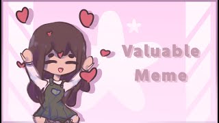 Valuable meme  Gacha Club  Live 2d  Alight Motion [upl. by Ettenotna]