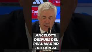 🎙️CARLO ANCELOTTI en RUEDA DE PRENSA después del REAL MADRID  VILLAREAL realmadrid ancelotti ma [upl. by Anneg869]