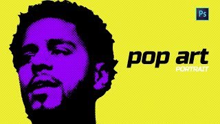 Pop Art Effect in Photoshop CC Tutorial [upl. by Erlandson]