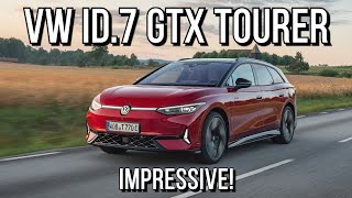 VW ID7 GTX TOURER  FIRST DRIVE amp IMPRESSIONS  REVIEW  WILL MAKE THE EVCARFAMILY VERY HAPPY [upl. by Maynord]